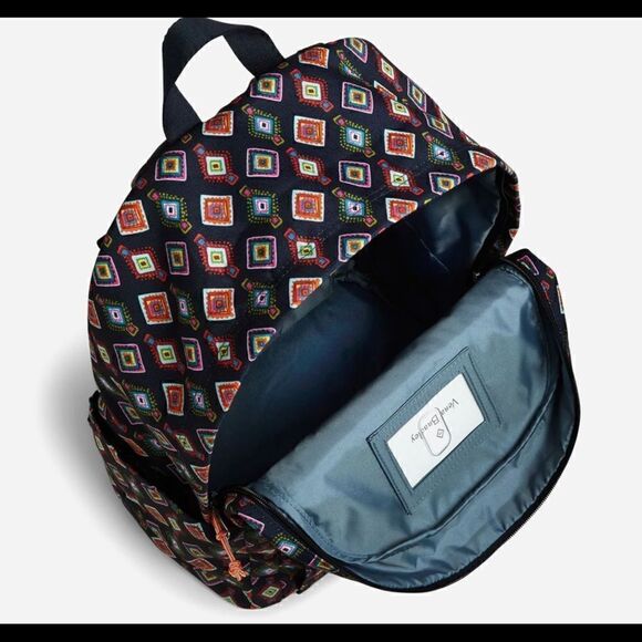 VERA BRADLEY Light Up Small Backpack in Mini Medallions main image 8